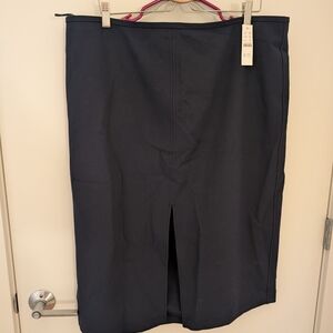 Elegant Navy Blue Women's Skirt